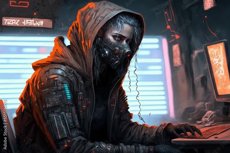 Киберпанк арт