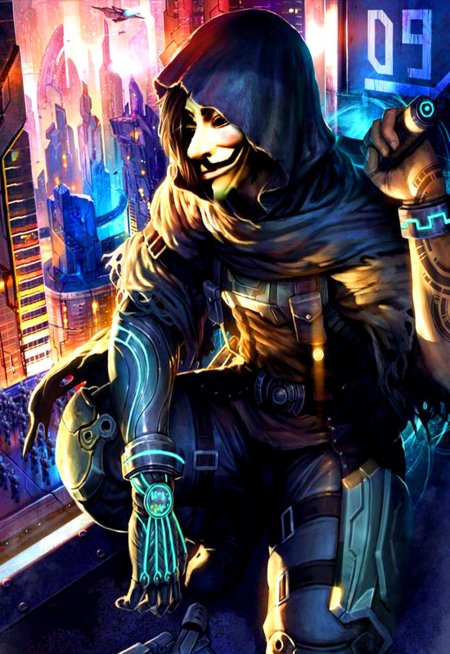 Киберпанк арт
