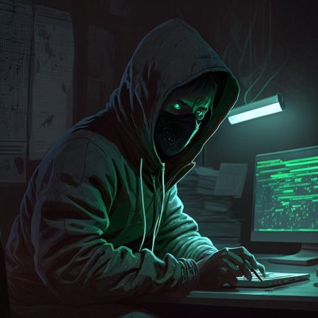 Hacker face' wallpaper