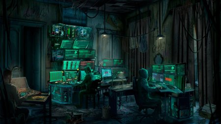 Киберпанк комната