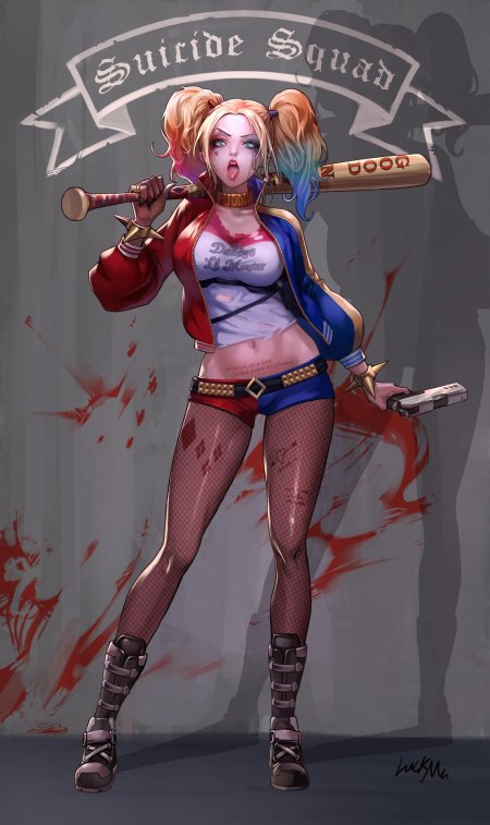 Харли квинн отряд самоубийц арт