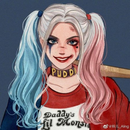 Харли квинн для срисовки