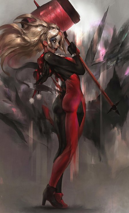 Харли квинн арты