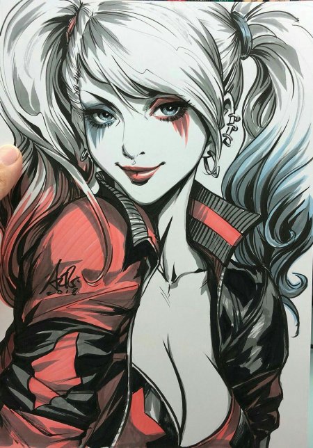 Stanley artgerm lau харли квинн