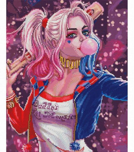 Алмазная мозаика харли квинн