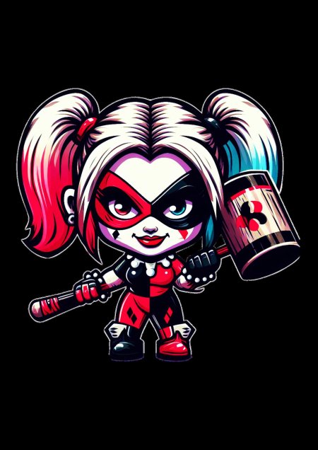Харли квинн чиби