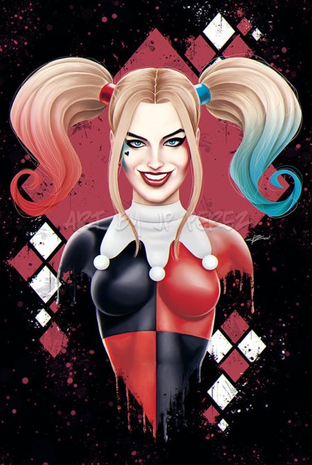 Харли квинн марго робби портрет