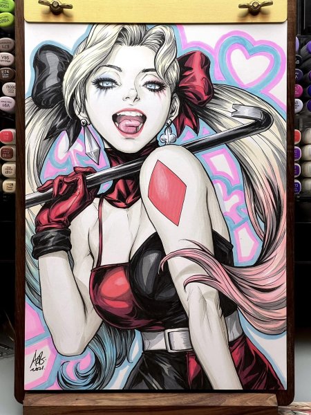 Stanley artgerm lau харли квинн