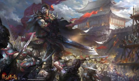 Китайский воин арт