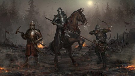 Битва фэнтези арт атака конницы