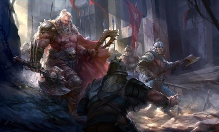 Воин арт фэнтези