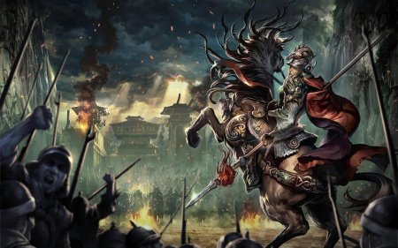 Fantasy battles воин