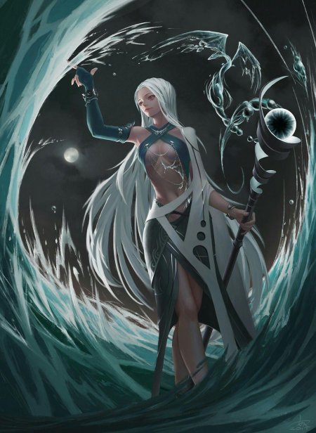 Маг элементалист арт