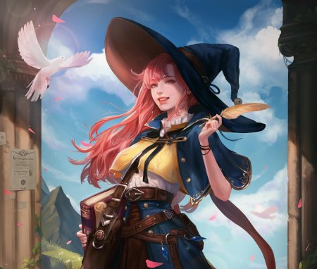 Эвелин ведьма аниме