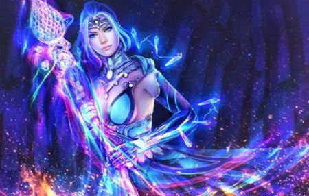 Маг элементалист арт фэнтези