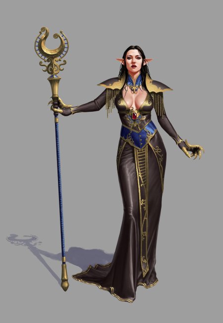 Днд эльф маг женщина