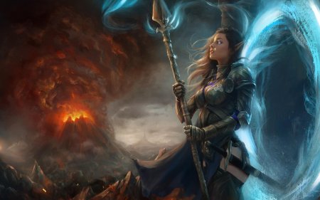 Девушка воин маг