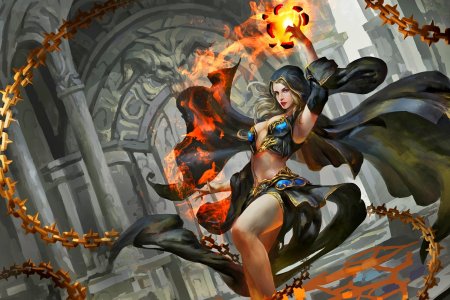 Девушка арт фэнтези