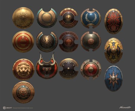 Ассасин крид одиссея щиты