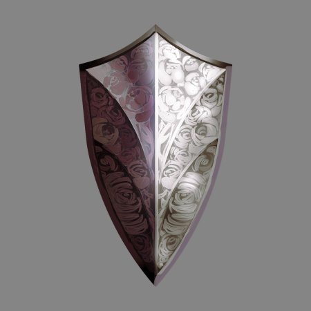 Каплевидный щит фэнтези
