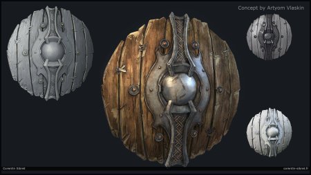 Щит фэнтези арт