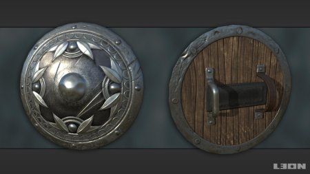 Круглый щит баклер