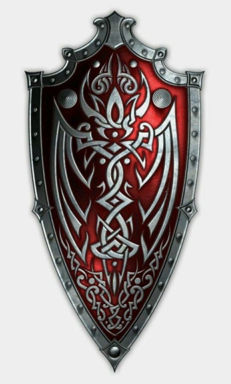 Славянский каплевидный щит