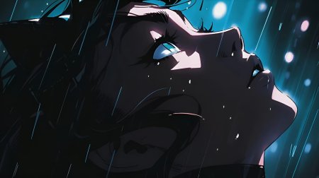 Грустная аниме