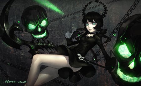 Black rock shooter dead master