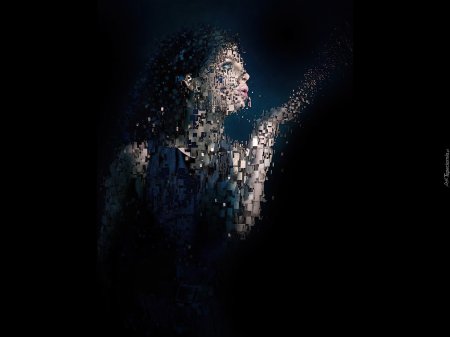 Девушка рассыпается