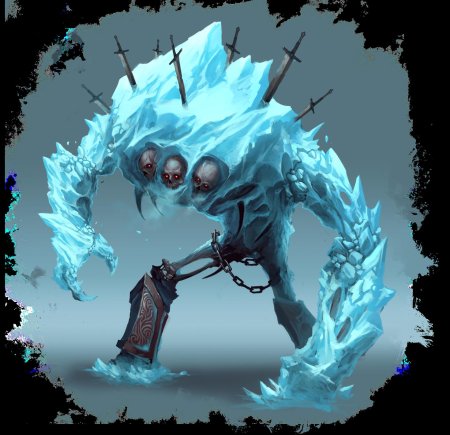 Ледяной элементаль днд