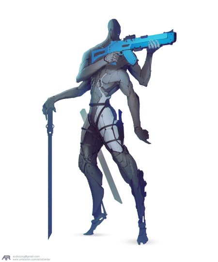 Киберпанк робот