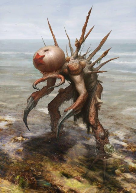 Исполинские монстры фэнтези арт