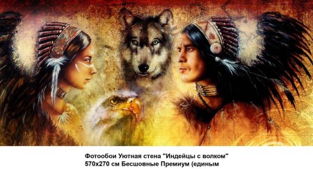 Фотообои на стену индеец