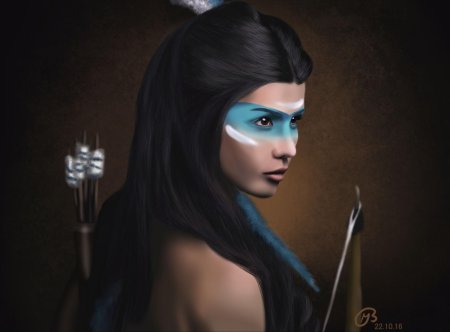 Индейцы макияж