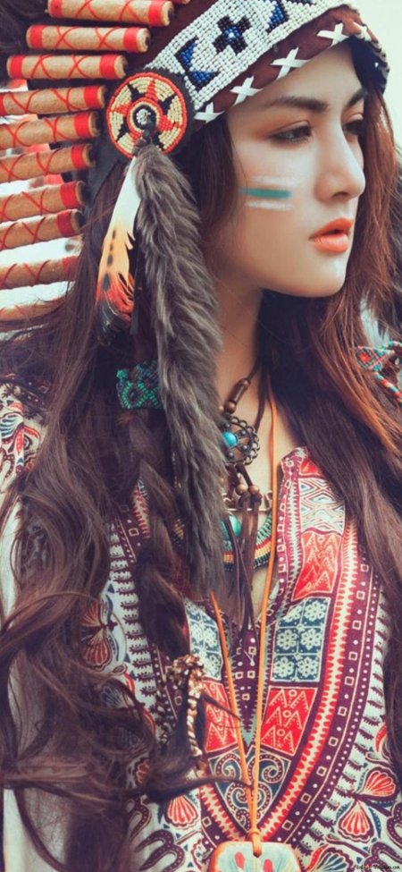 Красивые индейские женщины