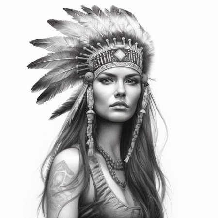 Тату индейцев апачи