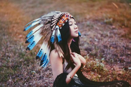 Головной убор индейца роуч