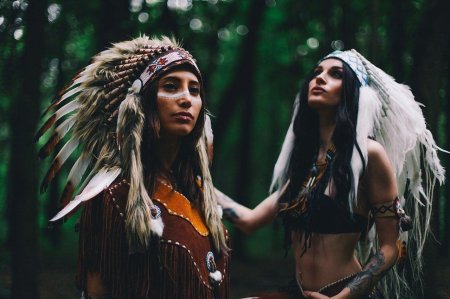 Фотосессия в стиле индейцев