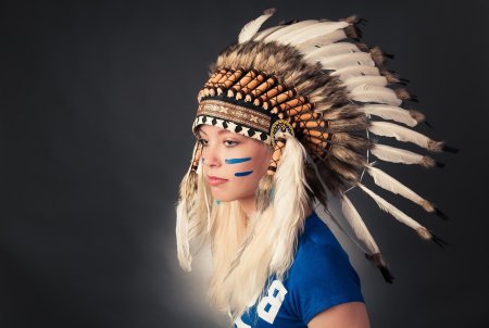 Головной убор индейца