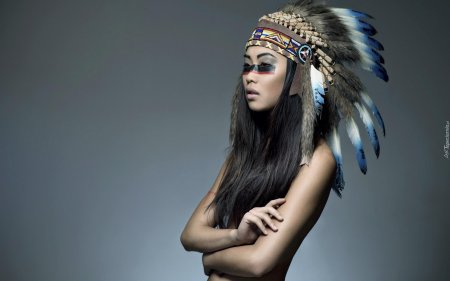 Индейская девушка апачи