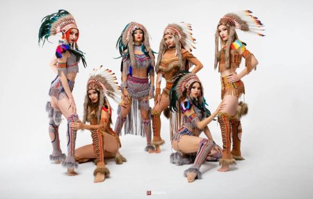 Костюм индейской девушки