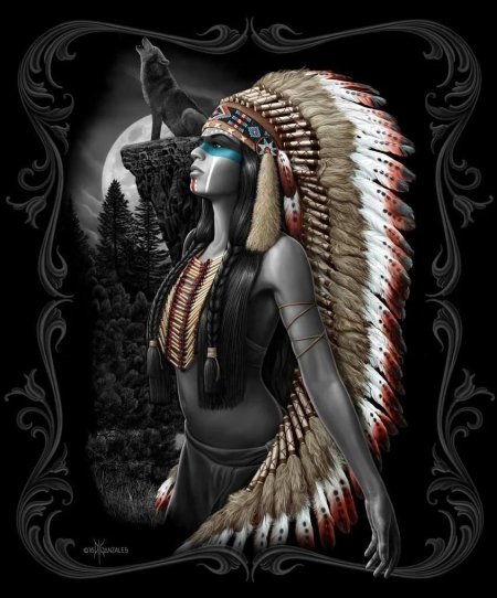 Картина роуч индеец