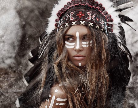 Индейская женщина