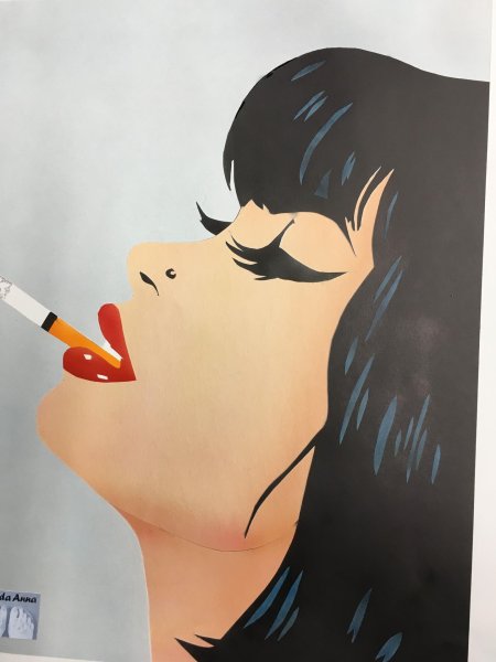 Девушка поп арт