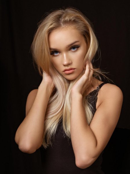 Блондинка модель