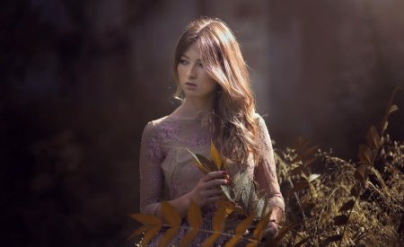 Девушка природа