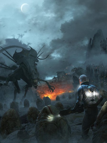 Планета чужих ксеноморфов