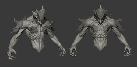 Zbrush инопланетянин