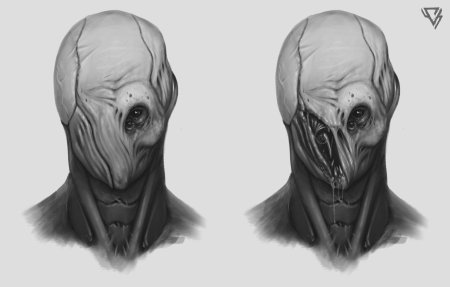 Пришелец рисунок